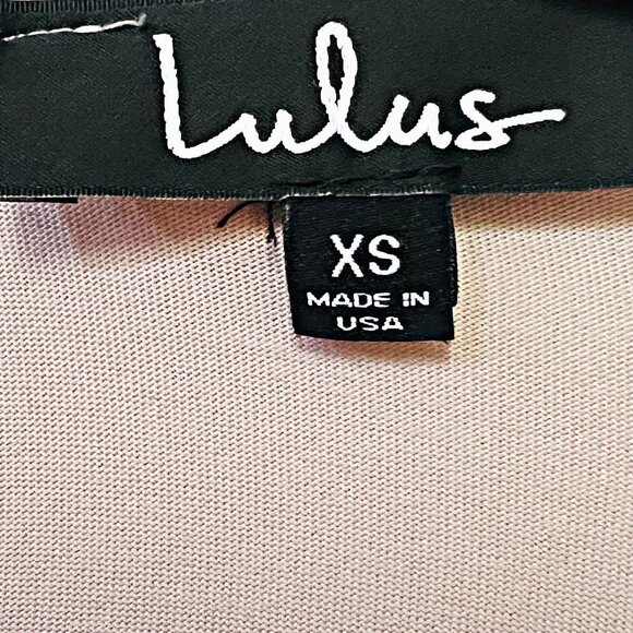 Lulus Striking Looks Taupe Long Sleeve Bodysuit V-Neck Jersey Knit Pullover Top - Picture 12 of 12